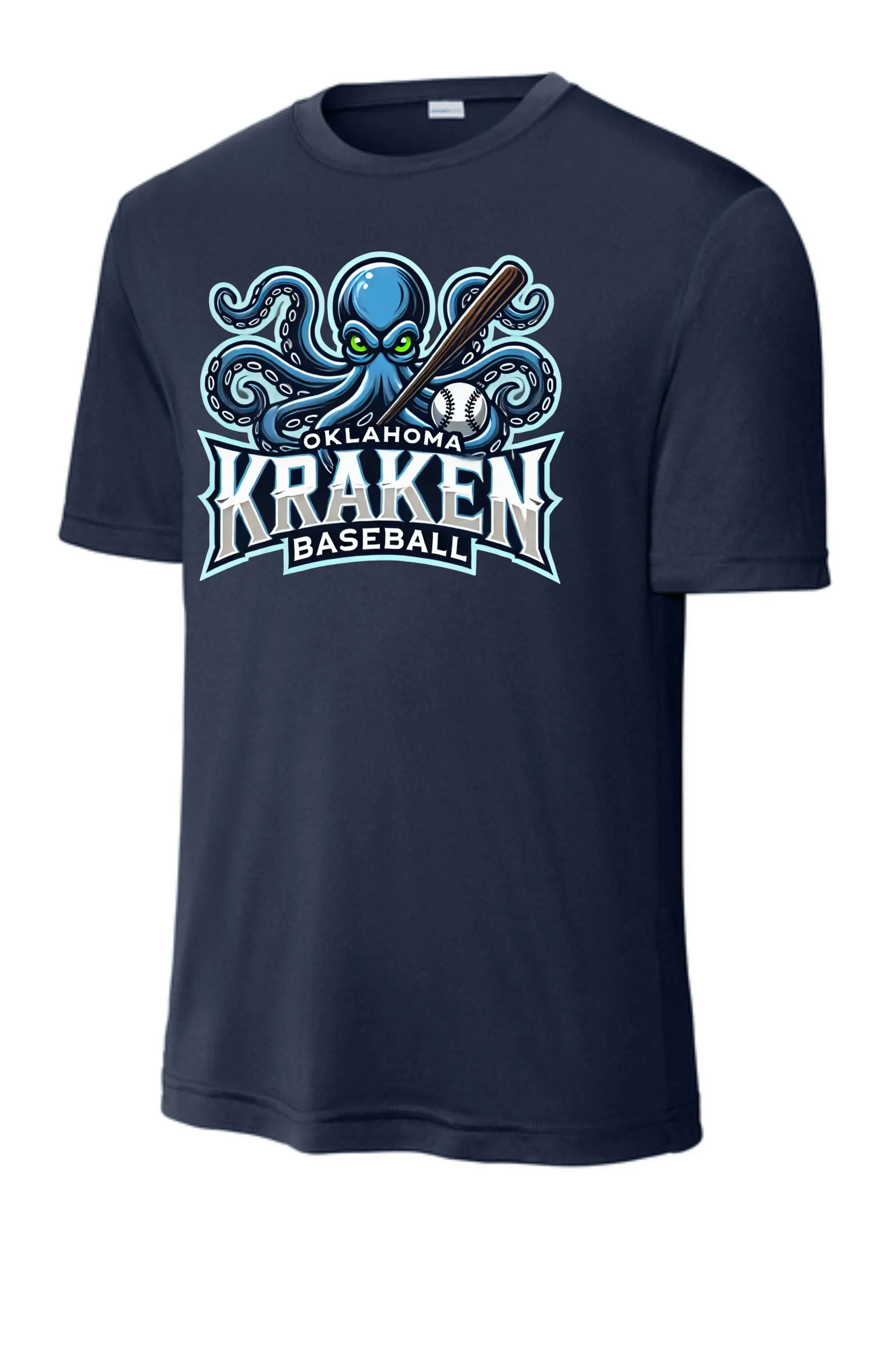 Kraken Full Logo NAVY Shirts
