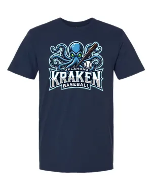 Kraken Full Logo NAVY Shirts