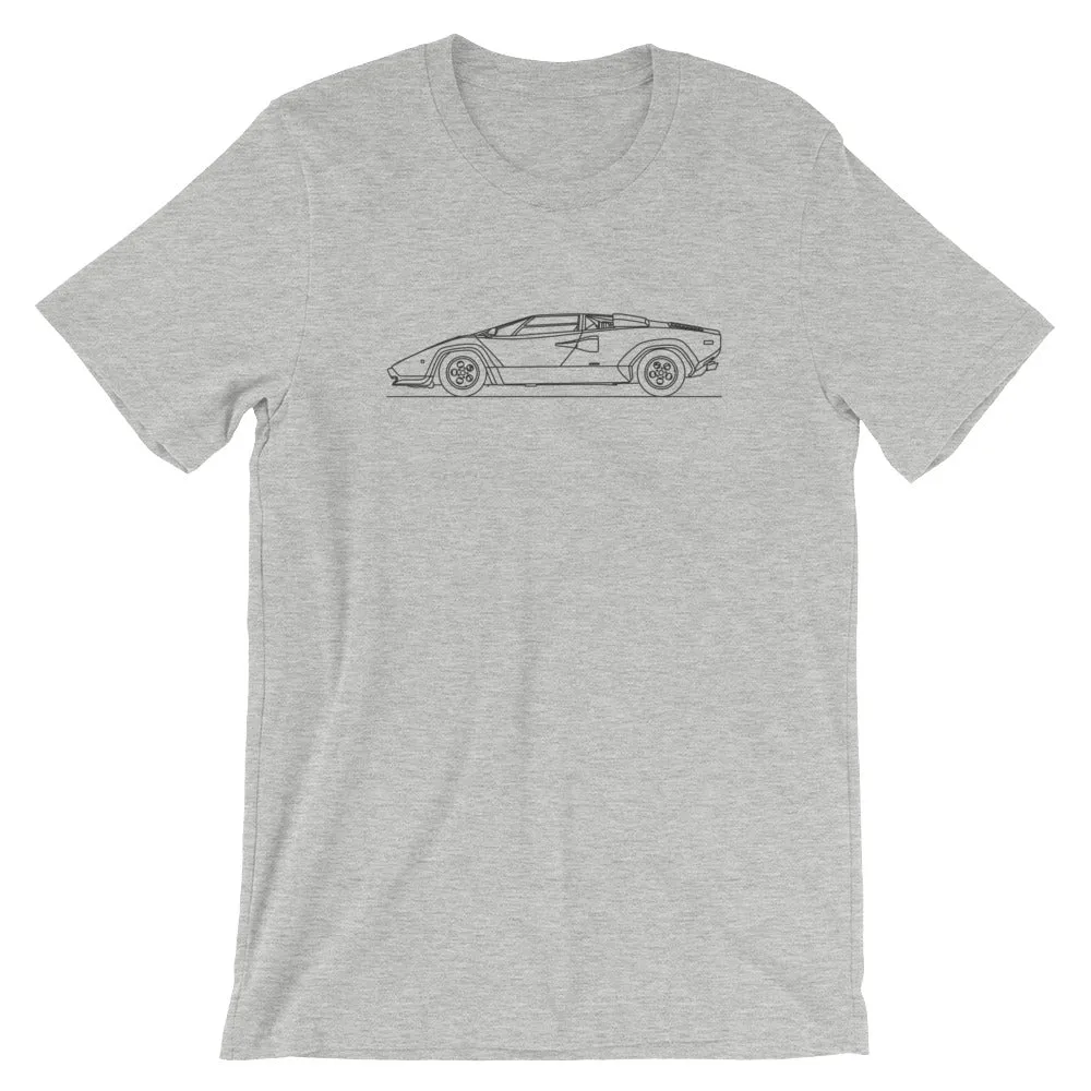 Lamborghini Countach silhouette T-shirt