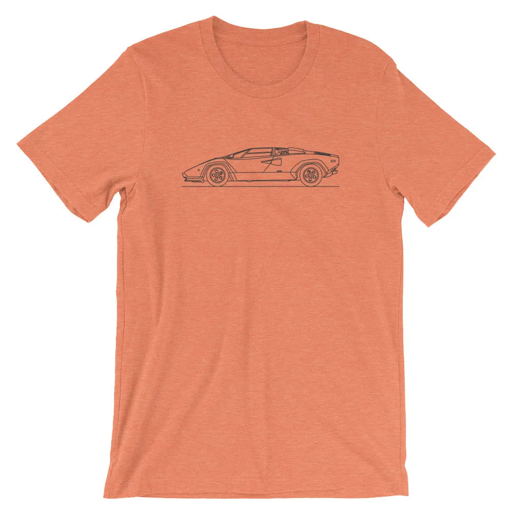 Lamborghini Countach silhouette T-shirt