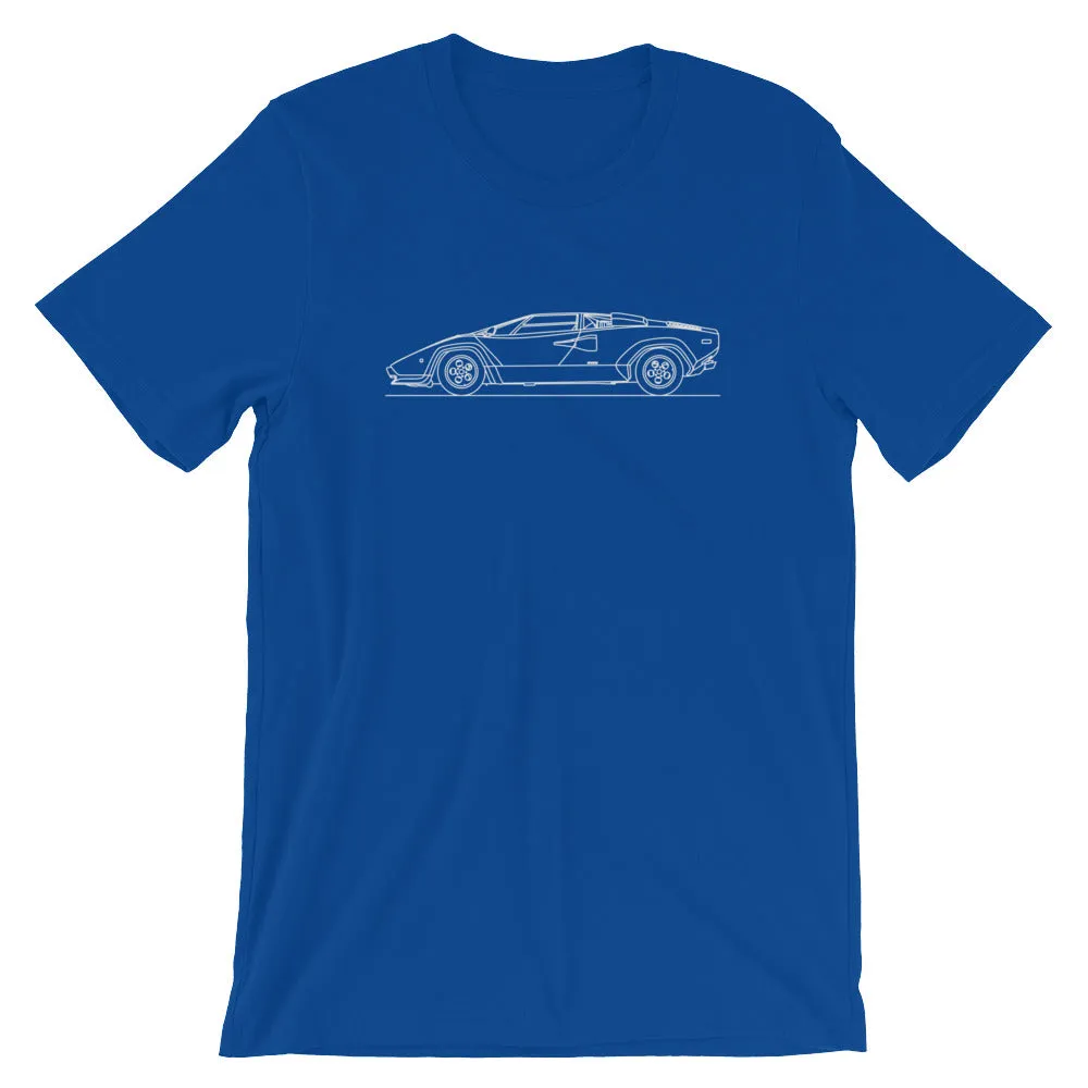 Lamborghini Countach silhouette T-shirt