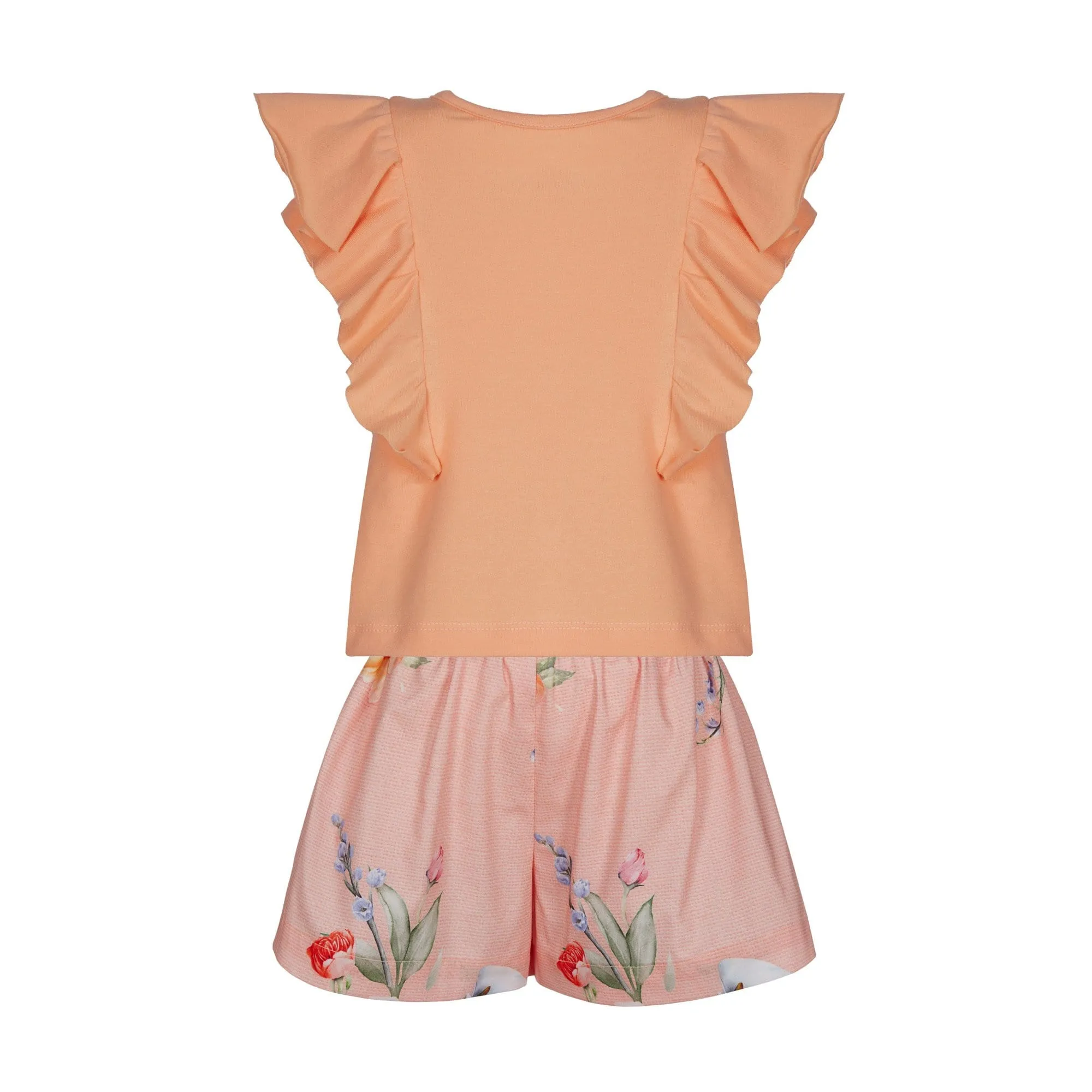 LAPIN HOUSE - Flower Frill Short Set