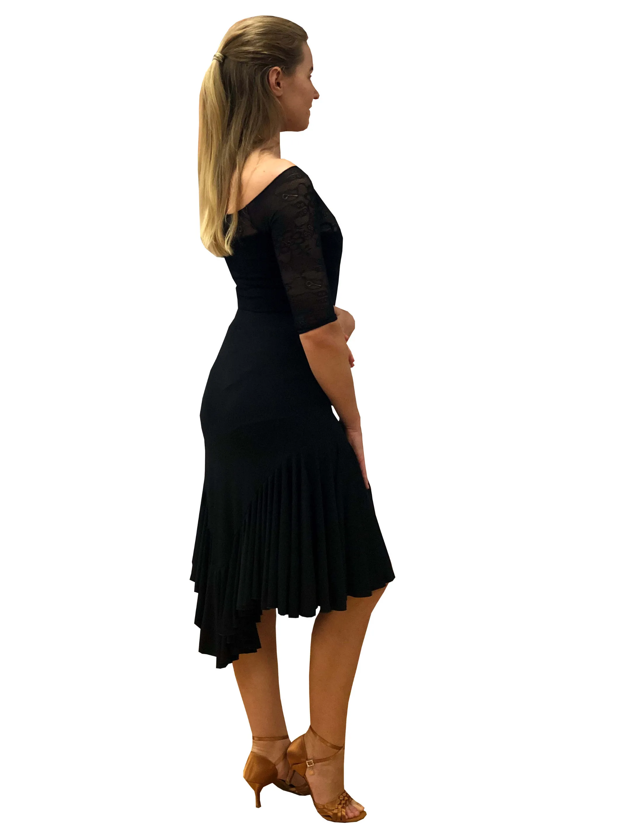 Latin Skirt - Rose