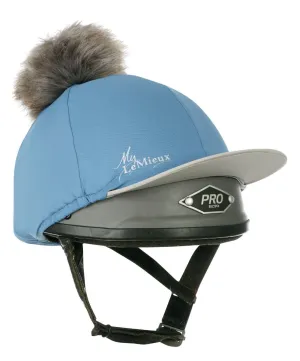 LeMieux Ice Blue Pom Pom Hat Silk