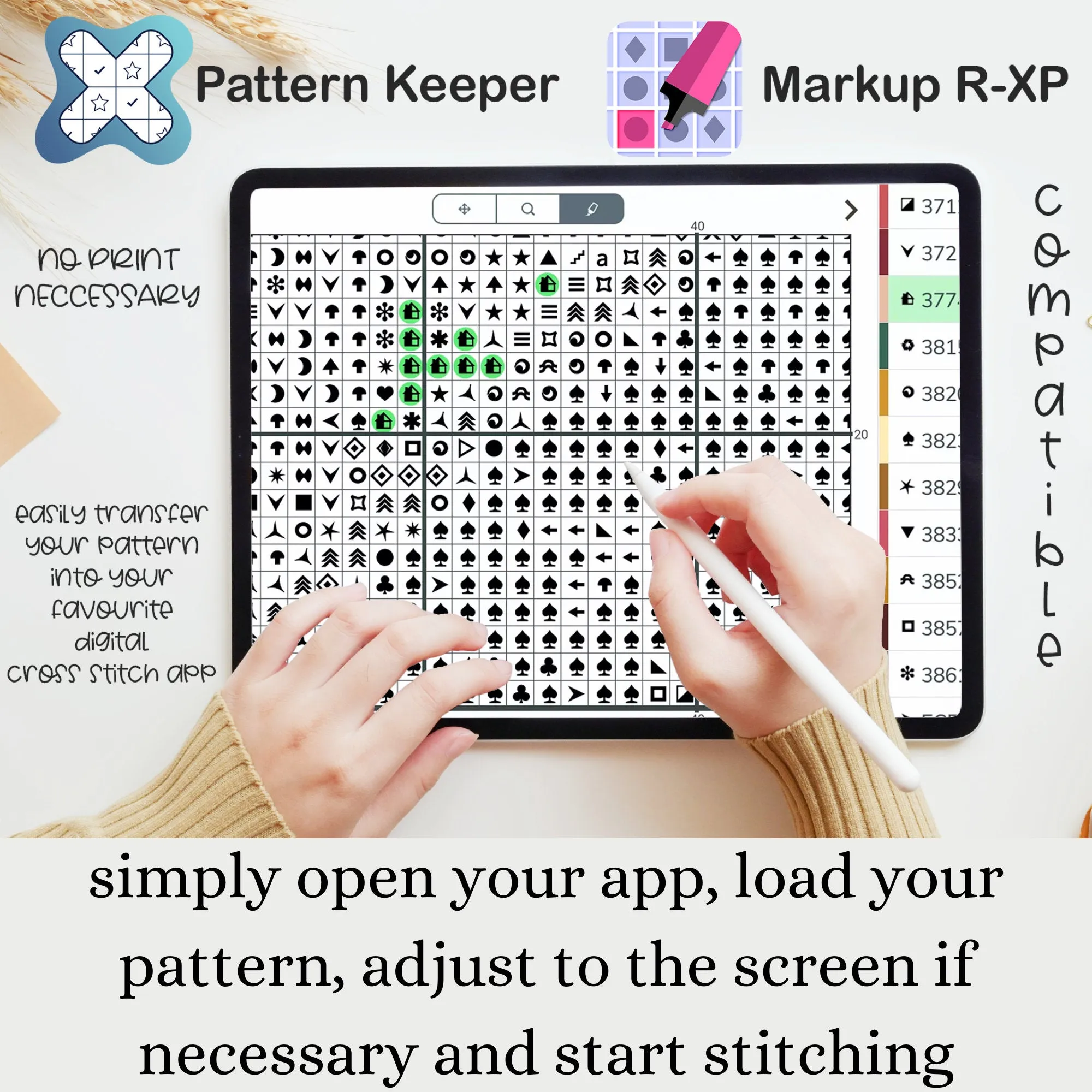 Letter T Cross Stitch Pattern #73