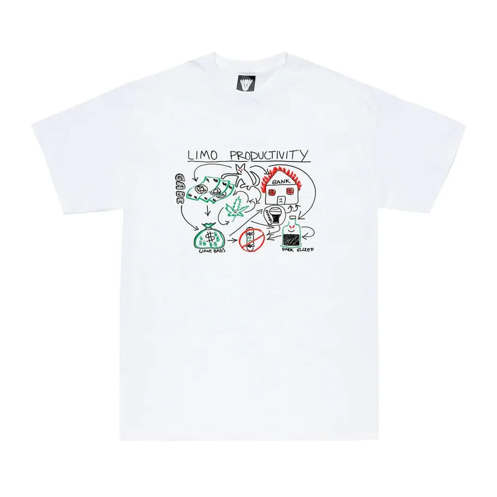 Limosine 'Productivity' T-Shirt (White)