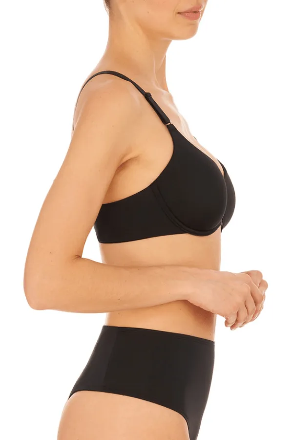 Liquid Full Fit Contour Underwire Bra - Black