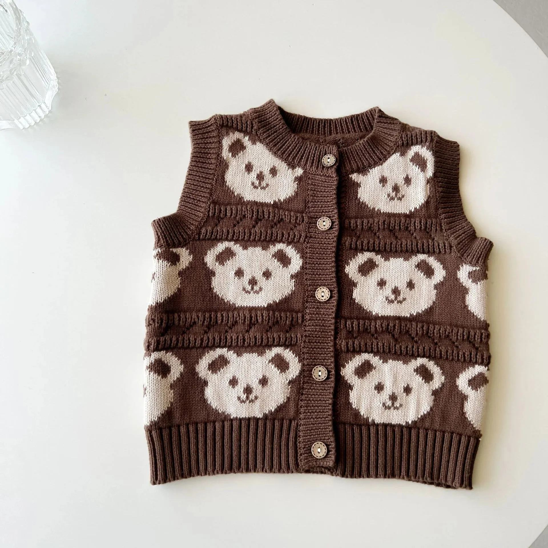 Little Bear Knitted Vest