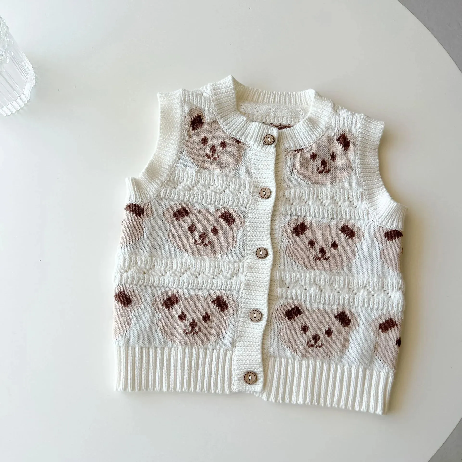Little Bear Knitted Vest