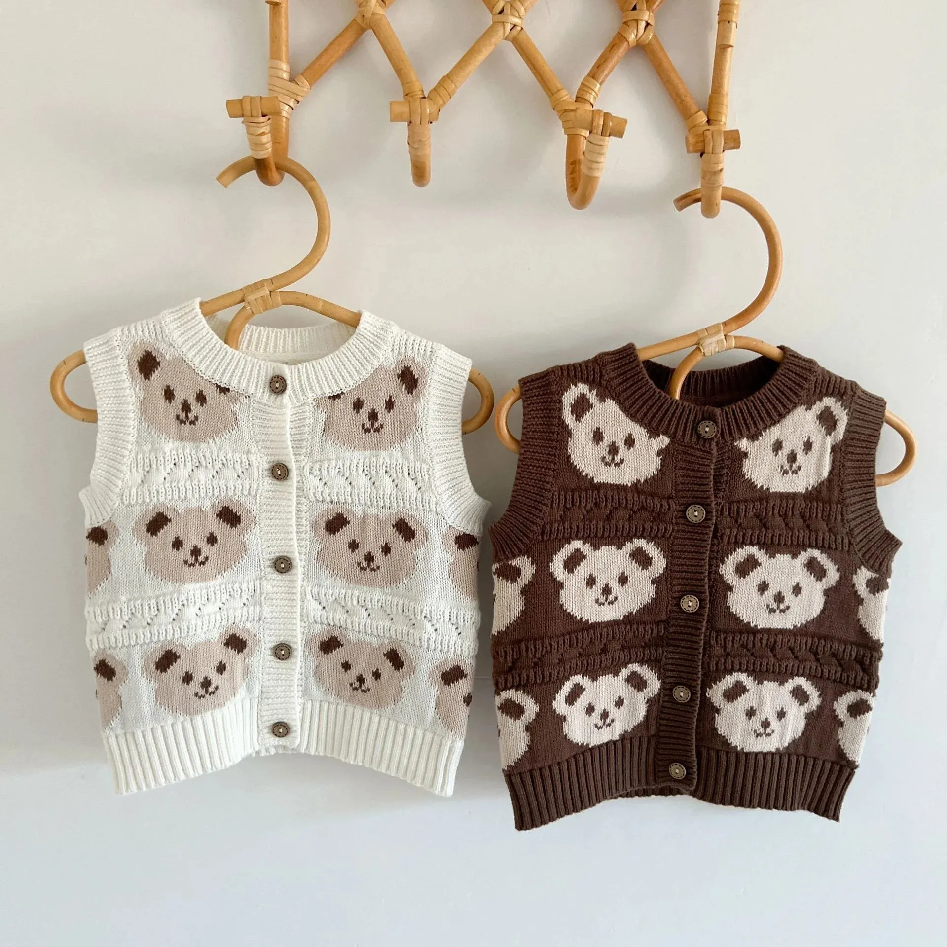 Little Bear Knitted Vest