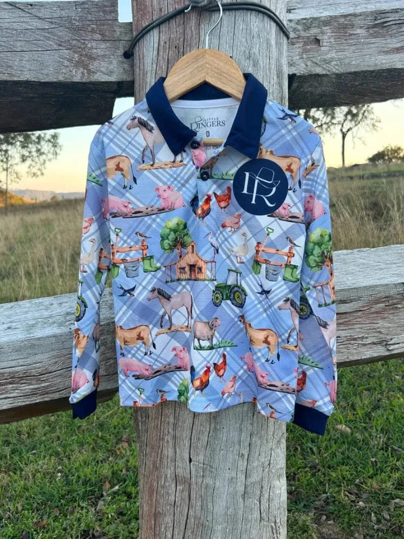 Little Ringers Sun Shirt Farmyard