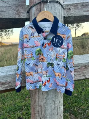 Little Ringers Sun Shirt Farmyard