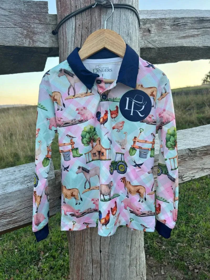 Little Ringers Sun Shirt Farmyard