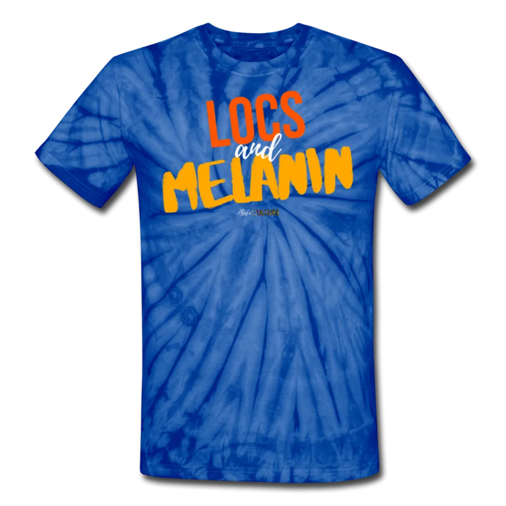 LOCS and MELANIN Unisex Tie Dye T-Shirt