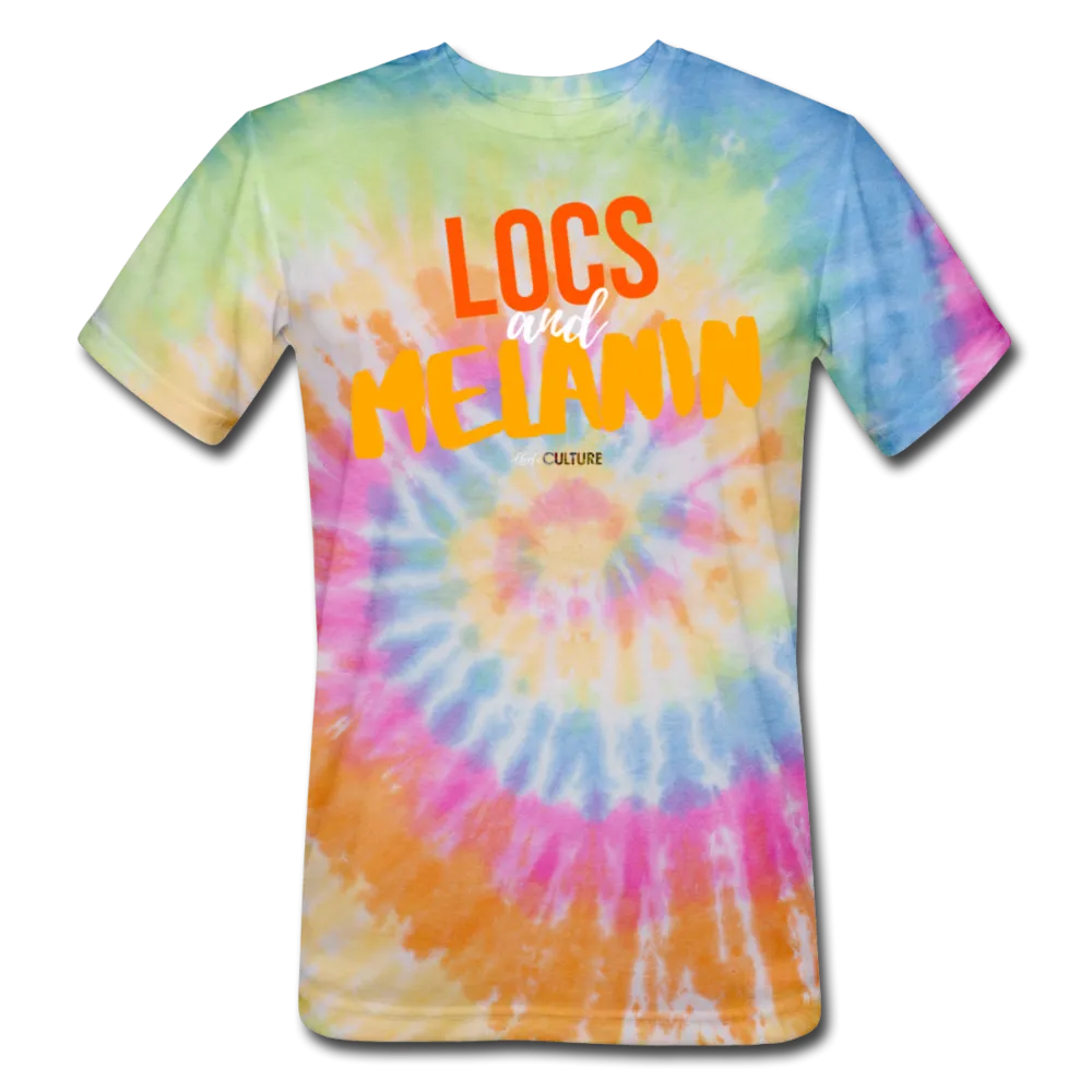 LOCS and MELANIN Unisex Tie Dye T-Shirt