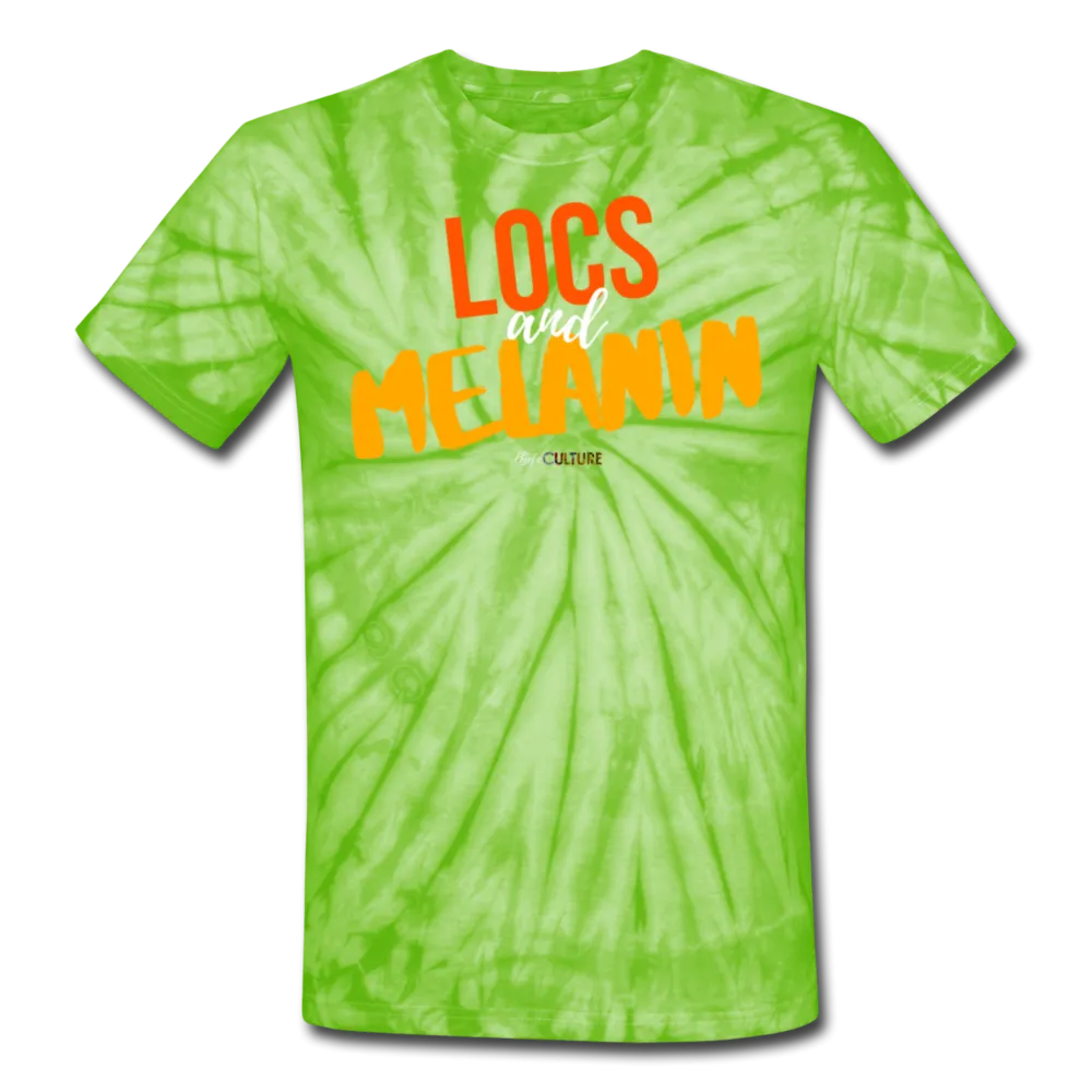 LOCS and MELANIN Unisex Tie Dye T-Shirt