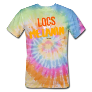 LOCS and MELANIN Unisex Tie Dye T-Shirt