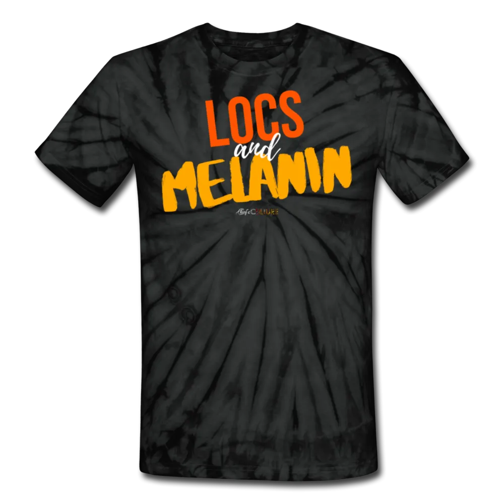 LOCS and MELANIN Unisex Tie Dye T-Shirt