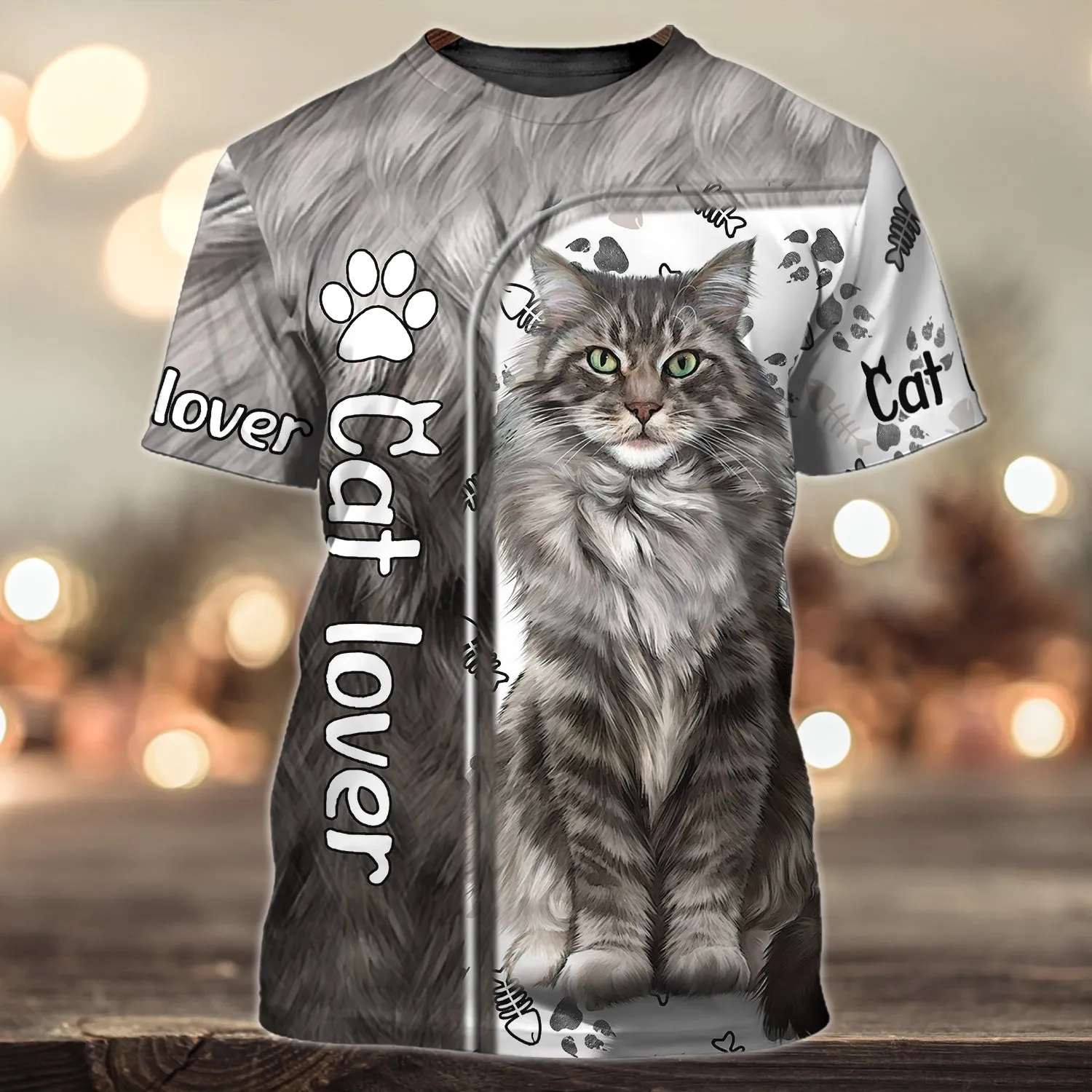 Love Cats Maine Coon 3D Full Print Shirts 1023