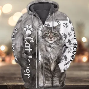 Love Cats Maine Coon 3D Full Print Shirts 1023