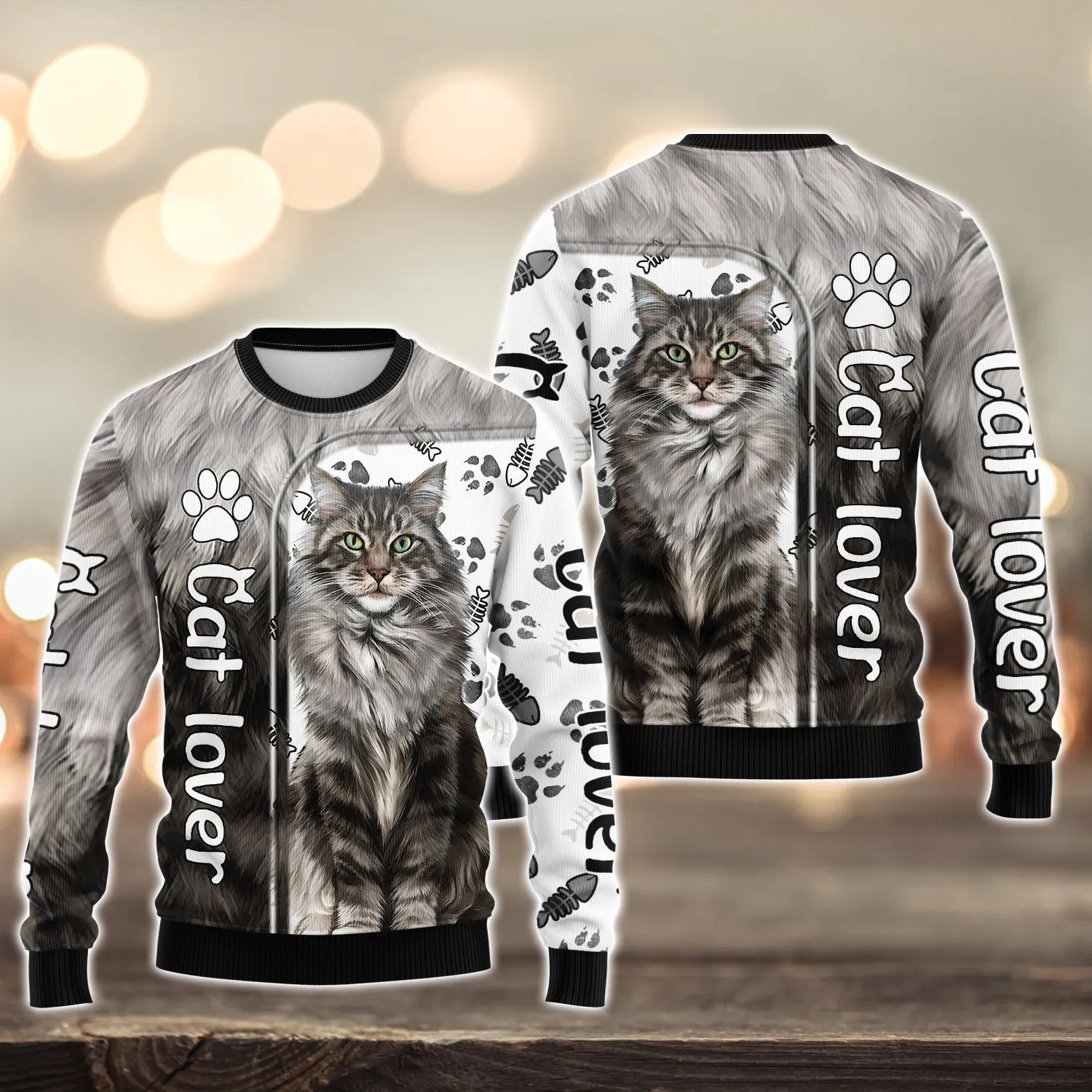 Love Cats Maine Coon 3D Full Print Shirts 1023