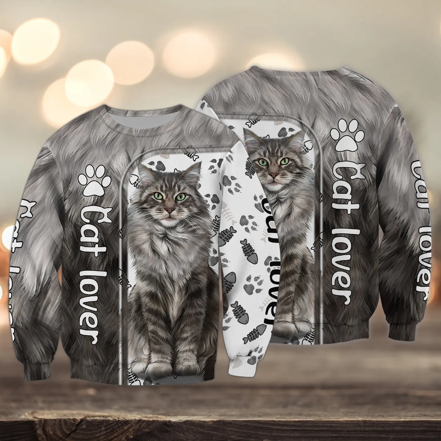 Love Cats Maine Coon 3D Full Print Shirts 1023