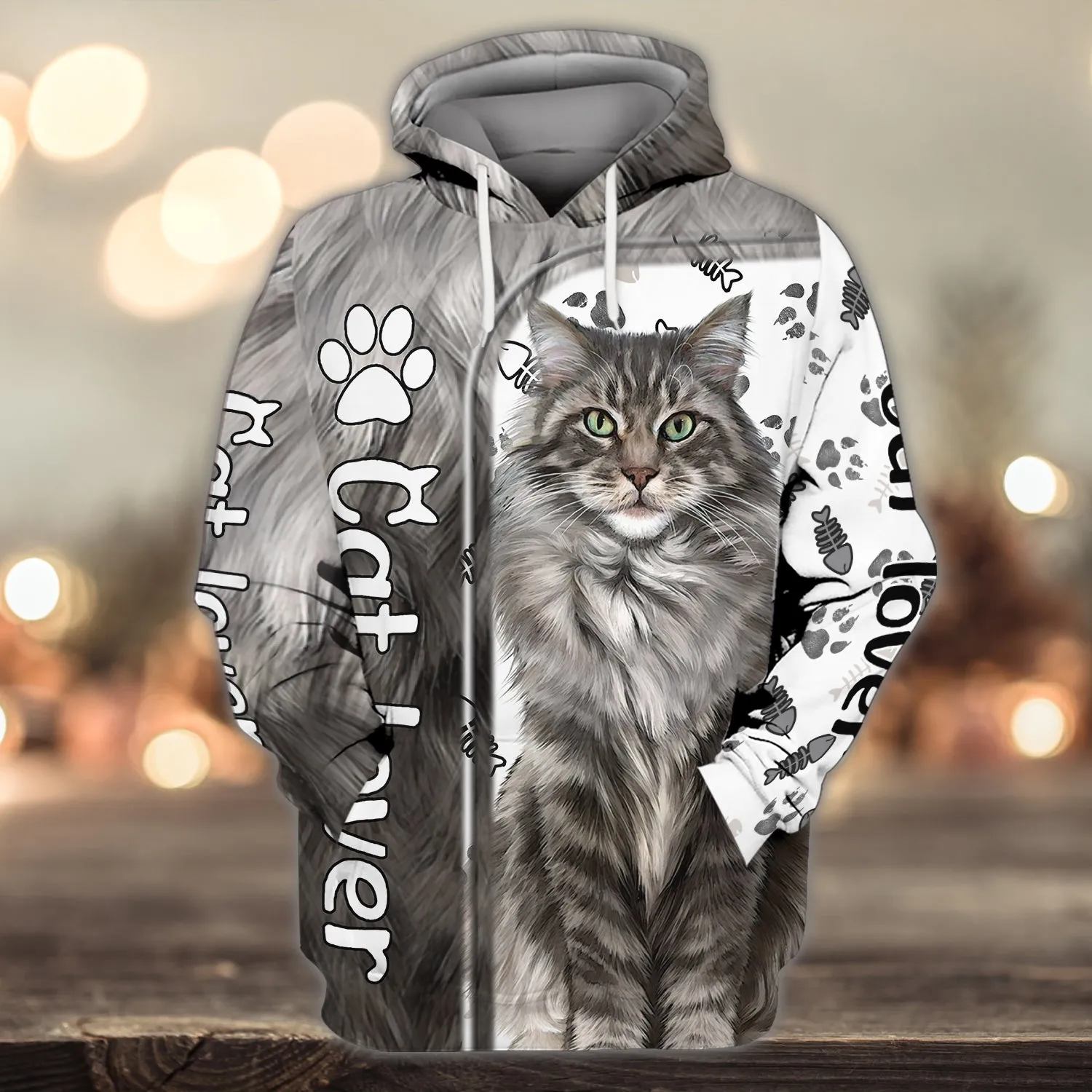 Love Cats Maine Coon 3D Full Print Shirts 1023