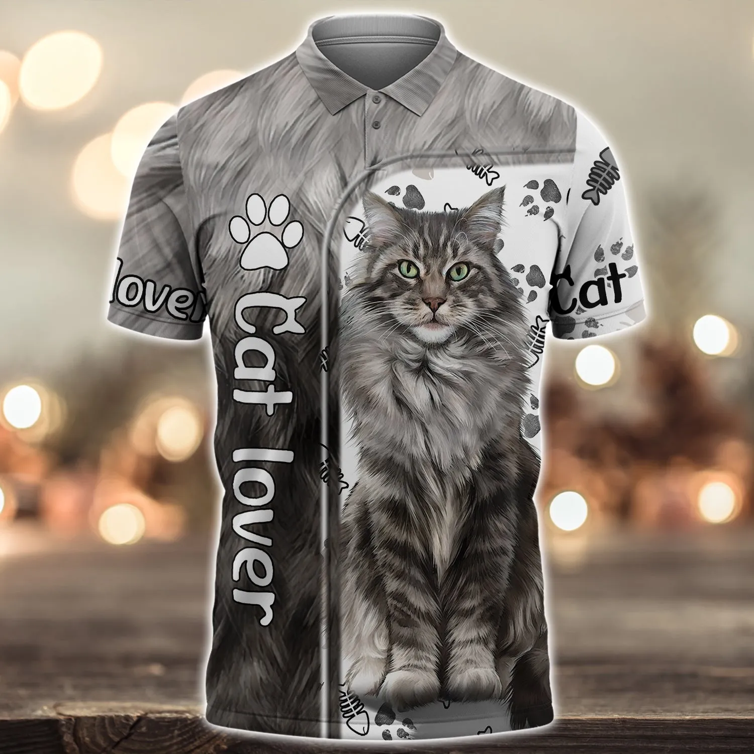 Love Cats Maine Coon 3D Full Print Shirts 1023