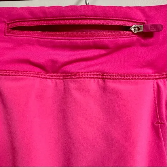 Lululemon Pace Rival pink mid-rise skirt, size 10