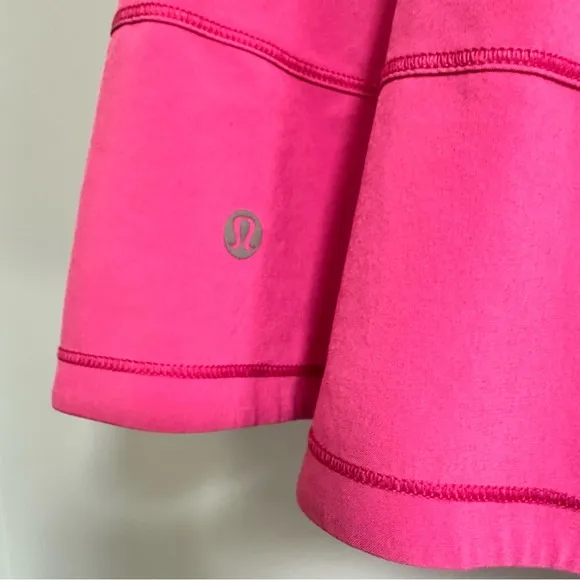 Lululemon Pace Rival pink mid-rise skirt, size 10
