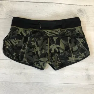 Lululemon‎ Speed Short Sz 10 VEUC Pop Cut Fatigue