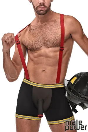 Male Power Firefighter Bed Costume