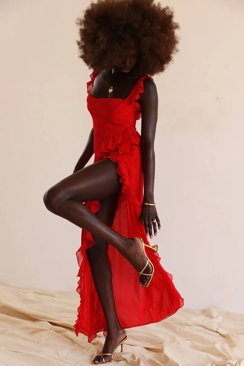 Marloes® | Elegant Dress With Ruffles