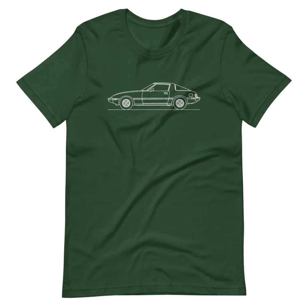 Mazda RX-7 FB silhouette T-shirt