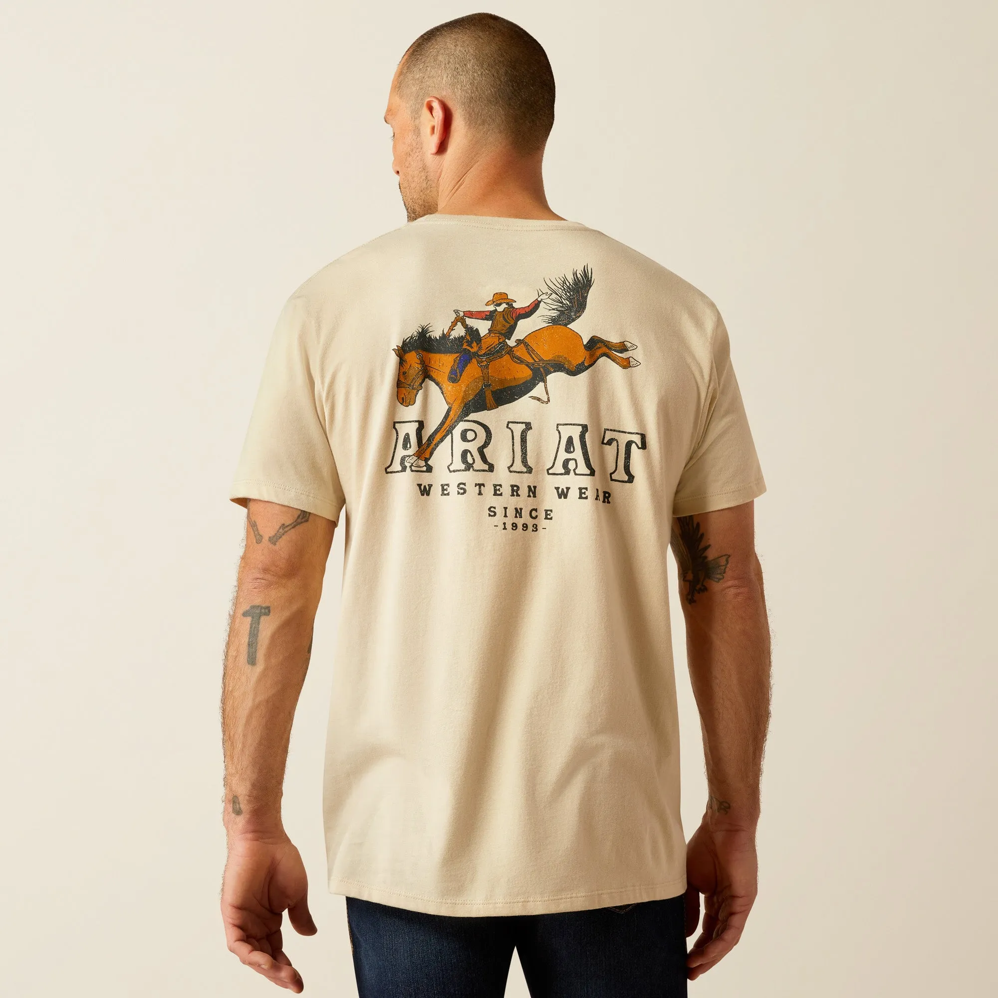 Men's Ariat Bronc Ridin Heritage T-Shirt - 10054835