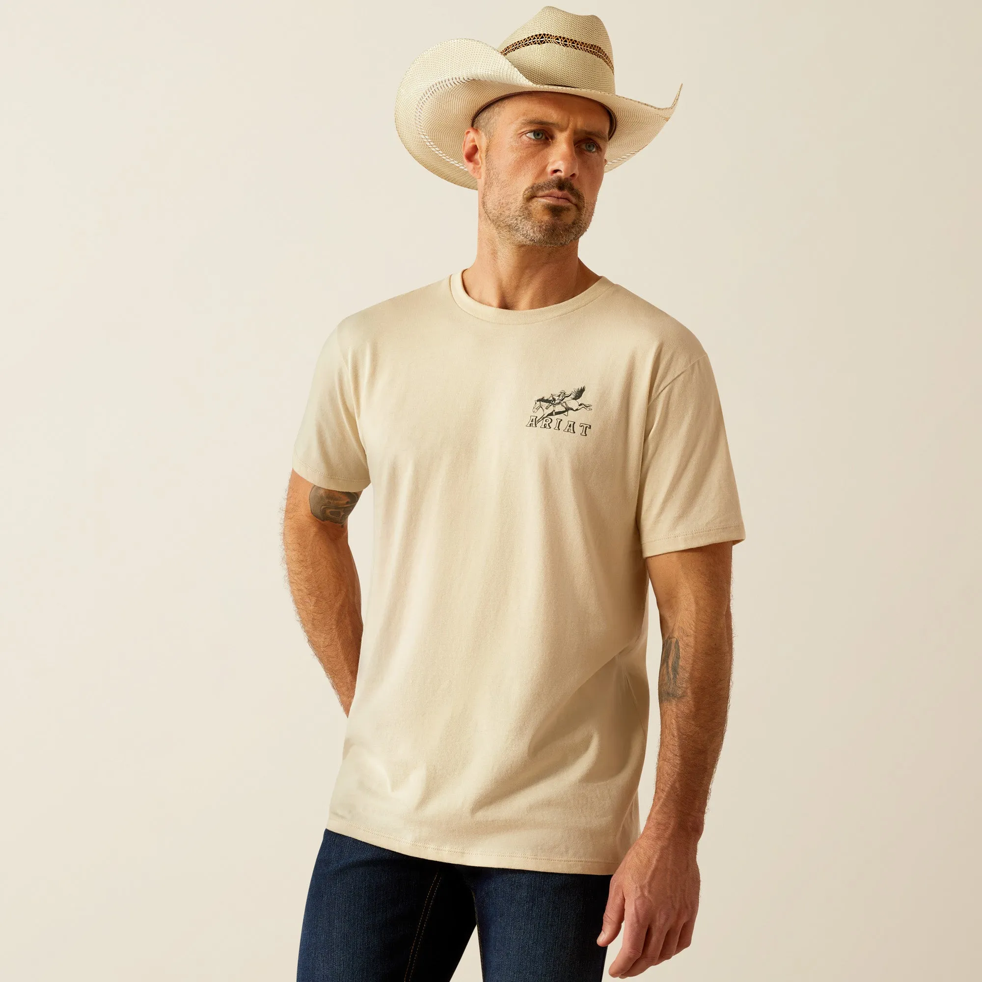 Men's Ariat Bronc Ridin Heritage T-Shirt - 10054835