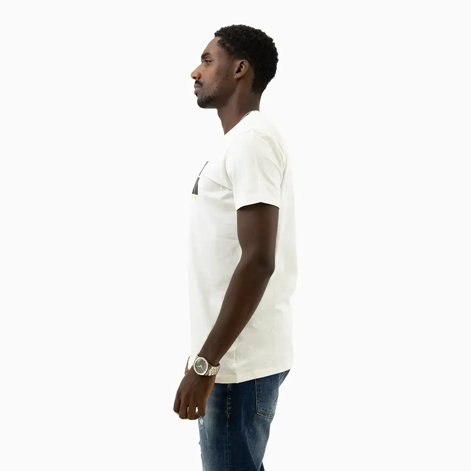 Men's Black Rules Outline Crew Neck T-Shirt