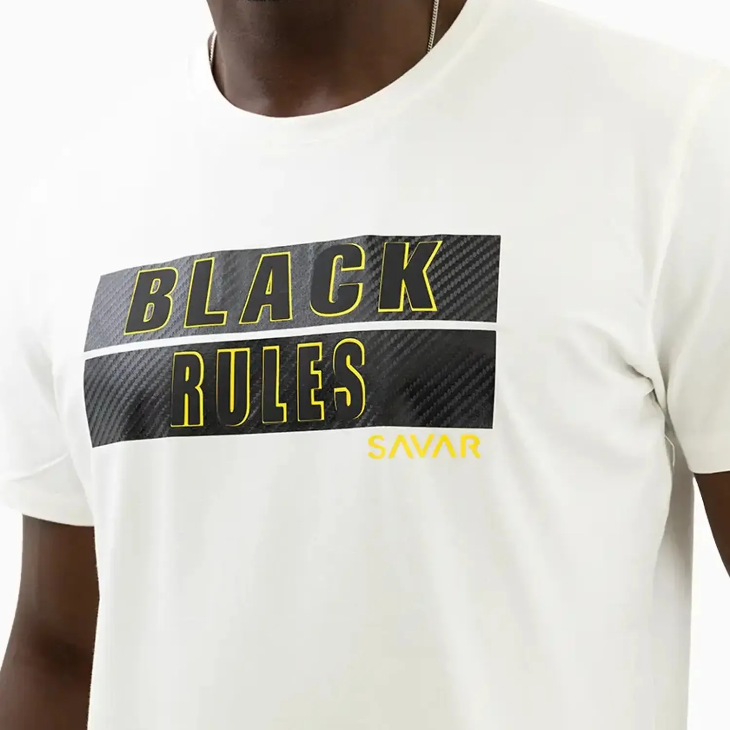 Men's Black Rules Outline Crew Neck T-Shirt