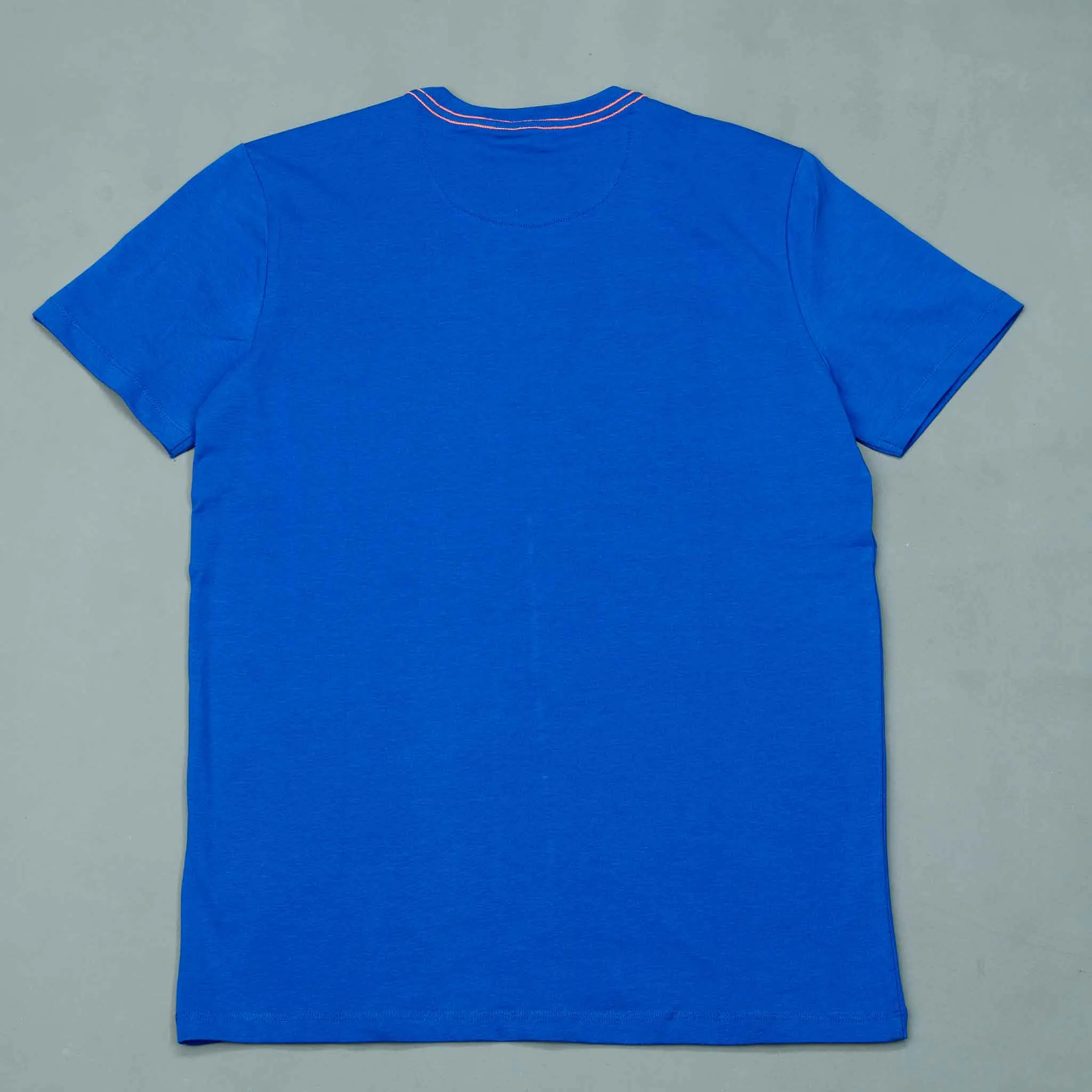 Mens Blue Cotton T-Shirt
