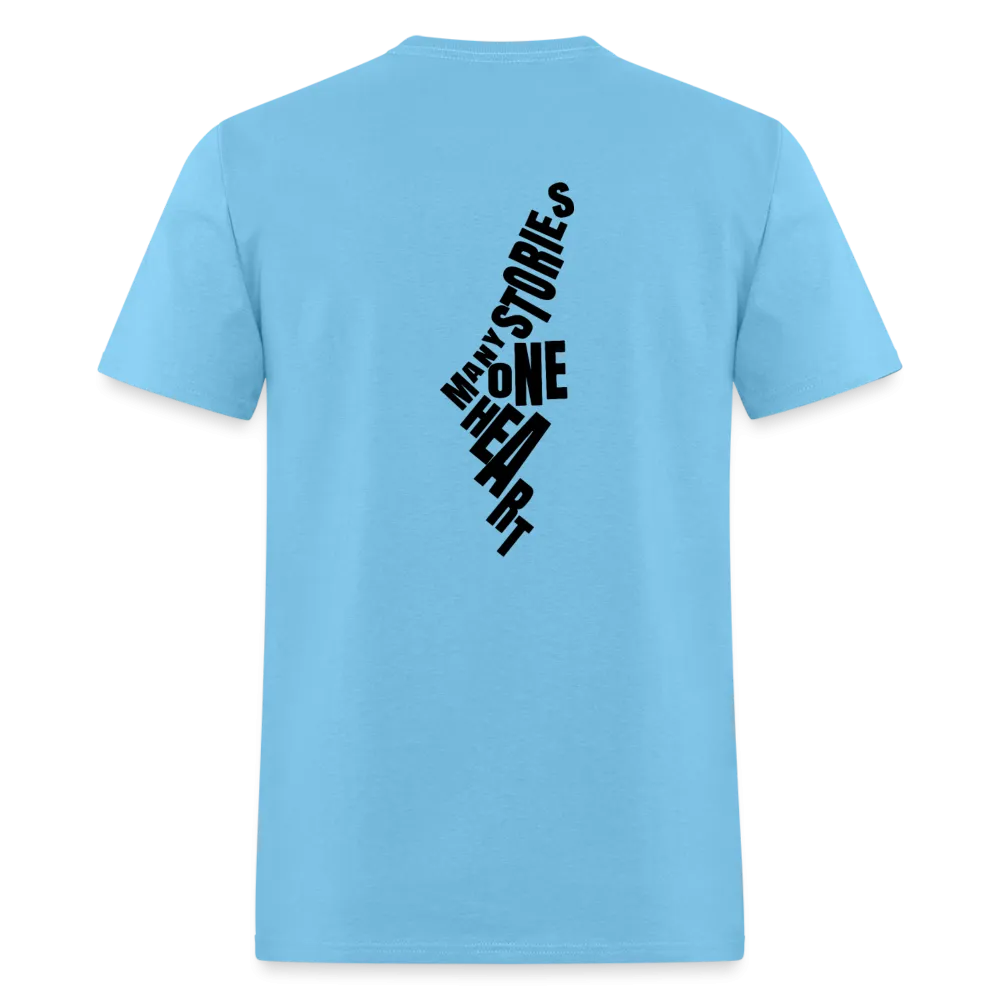 Men's Classic T-Shirt with MPP Logo and Palestine Map (6 Colors)