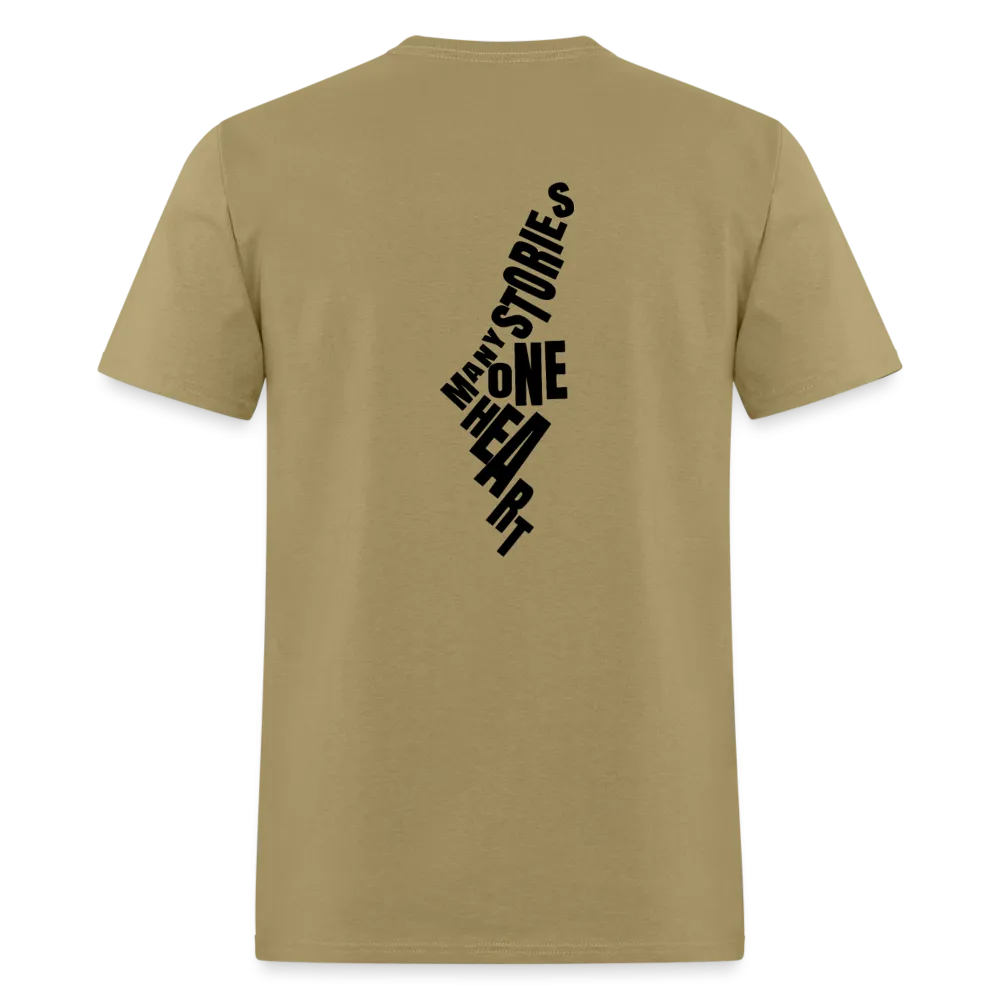 Men's Classic T-Shirt with MPP Logo and Palestine Map (6 Colors)