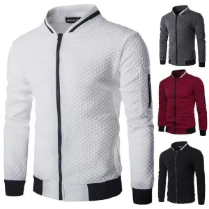 Men's Jacket Casual New Sportswear Jogger Running Fitness Jacket for Men Solid Warm Bomber Jacket Unique New Design Sports Jacket Classic Up Jacket For Men