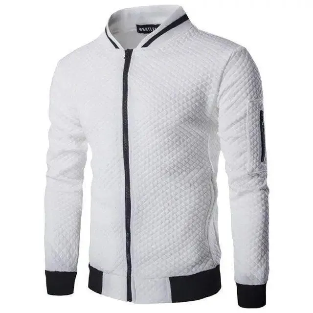 Men's Jacket Casual New Sportswear Jogger Running Fitness Jacket for Men Solid Warm Bomber Jacket Unique New Design Sports Jacket Classic Up Jacket For Men