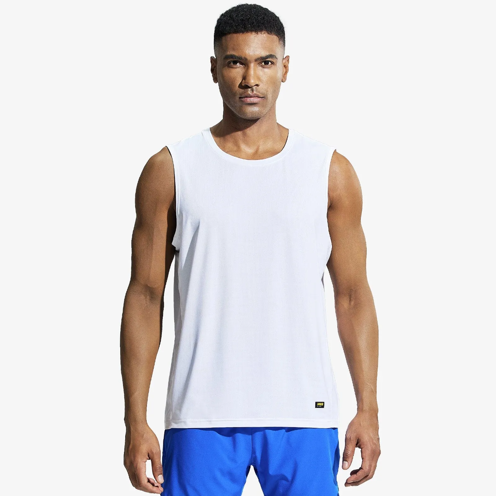 Men’s Sleeveless Tank Top Dry Fit Workout Tee Shirt
