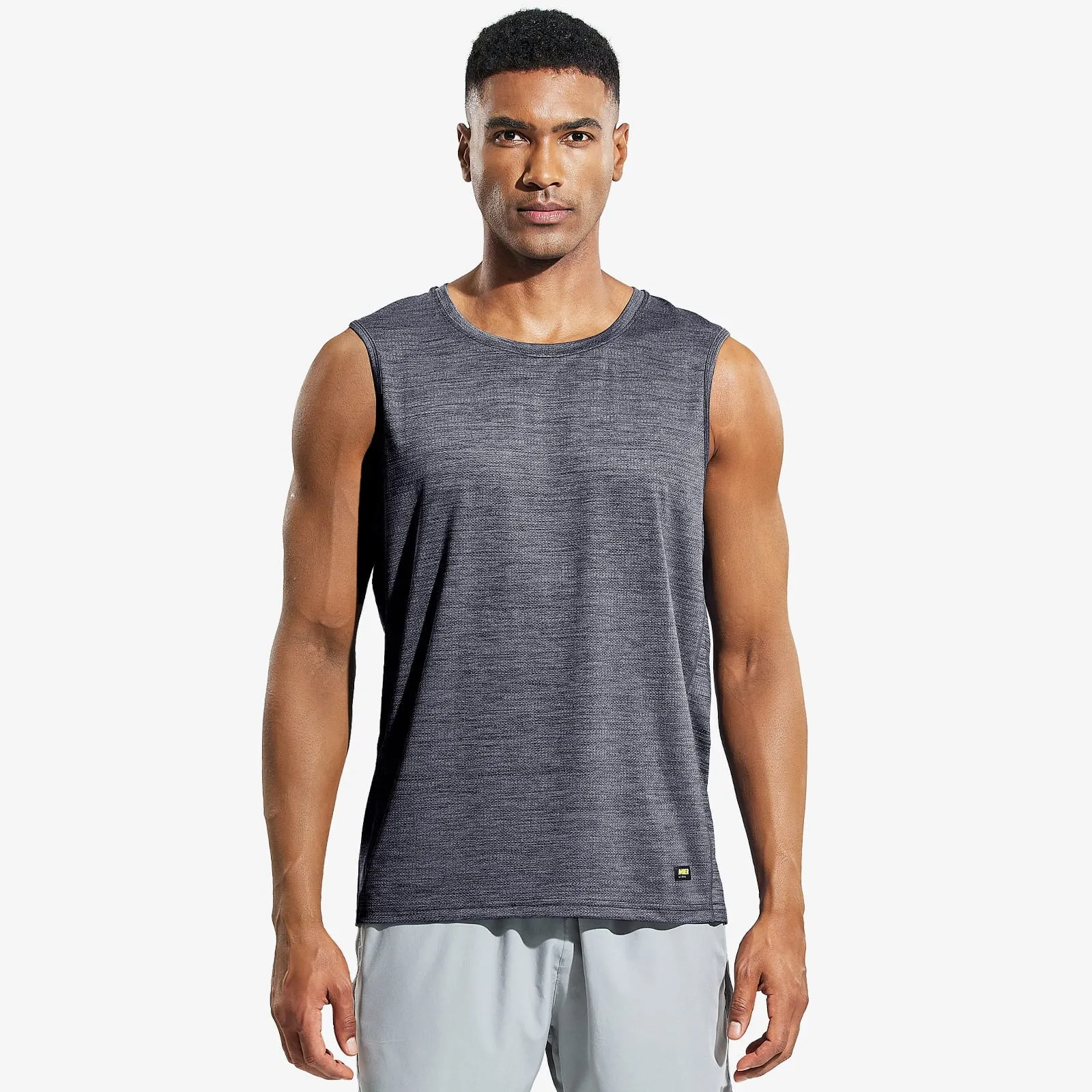 Men’s Sleeveless Tank Top Dry Fit Workout Tee Shirt