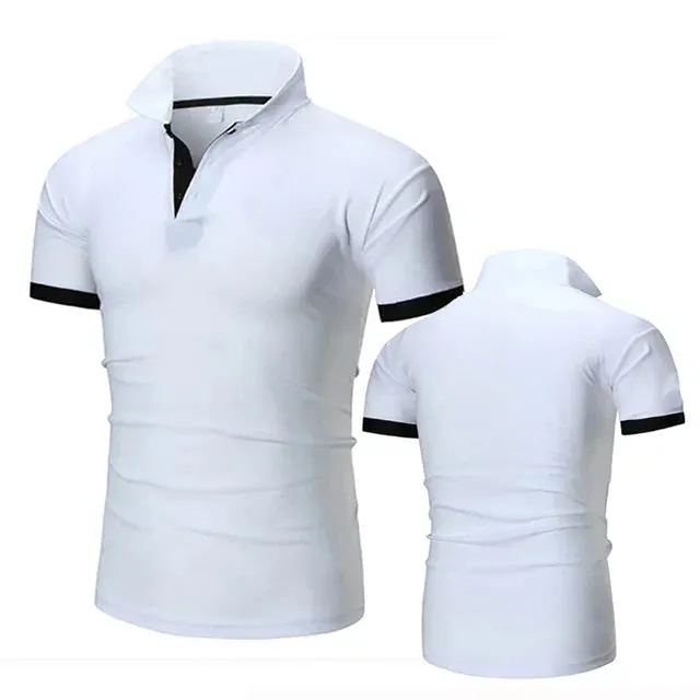 Men's Tailored Short Sleeve Polo Shirt