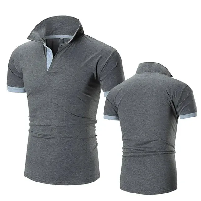 Men's Tailored Short Sleeve Polo Shirt
