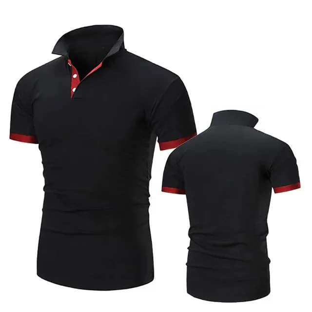 Men's Tailored Short Sleeve Polo Shirt