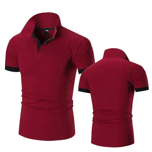 Men's Tailored Short Sleeve Polo Shirt