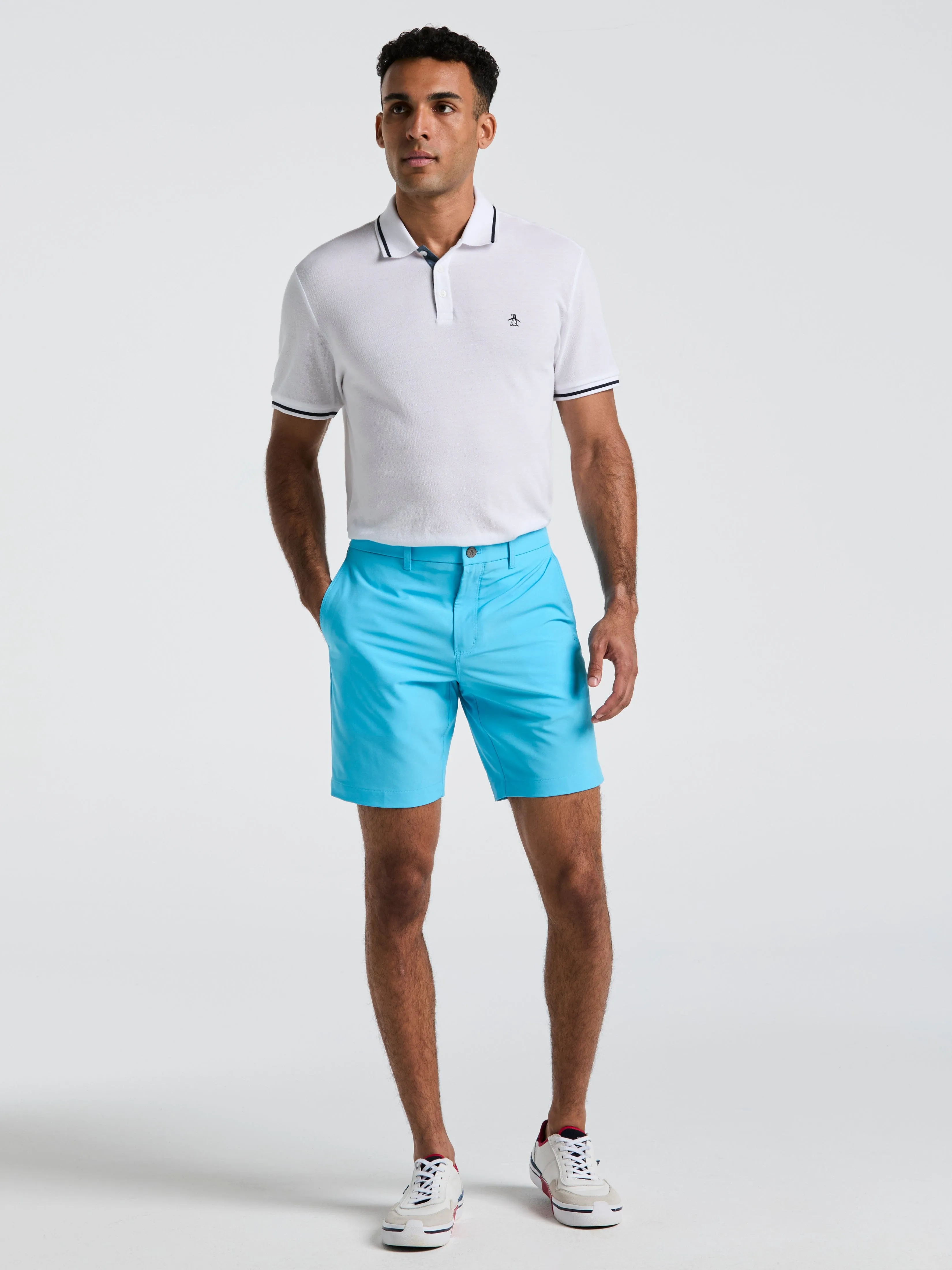 Men's Technical Flat Front 8" Golf Shorts